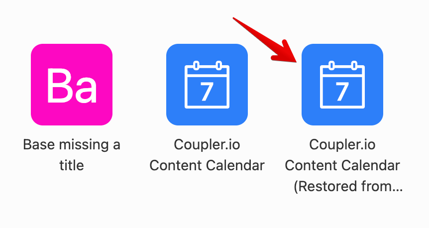 5 - airtable backup from snapshot