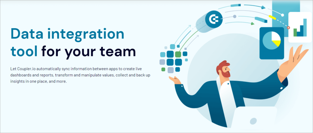 Figure 01. Coupler.io as a solution to import data from different sources into Excel