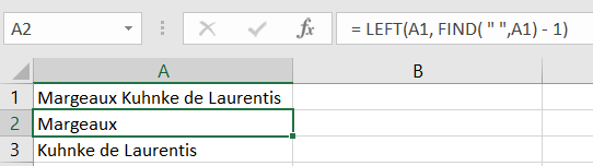 15 formula split two rows