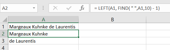 16 formula split two rows