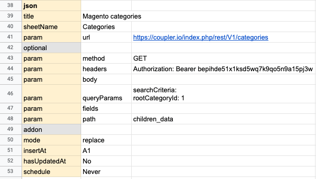 16 - magento categories export