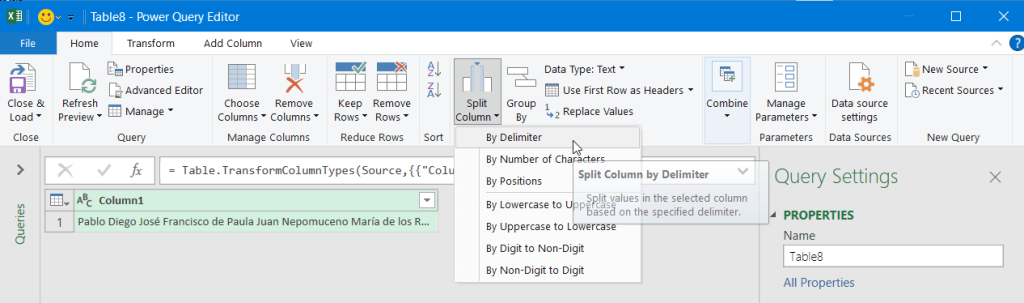 21 power query split column by delimiter