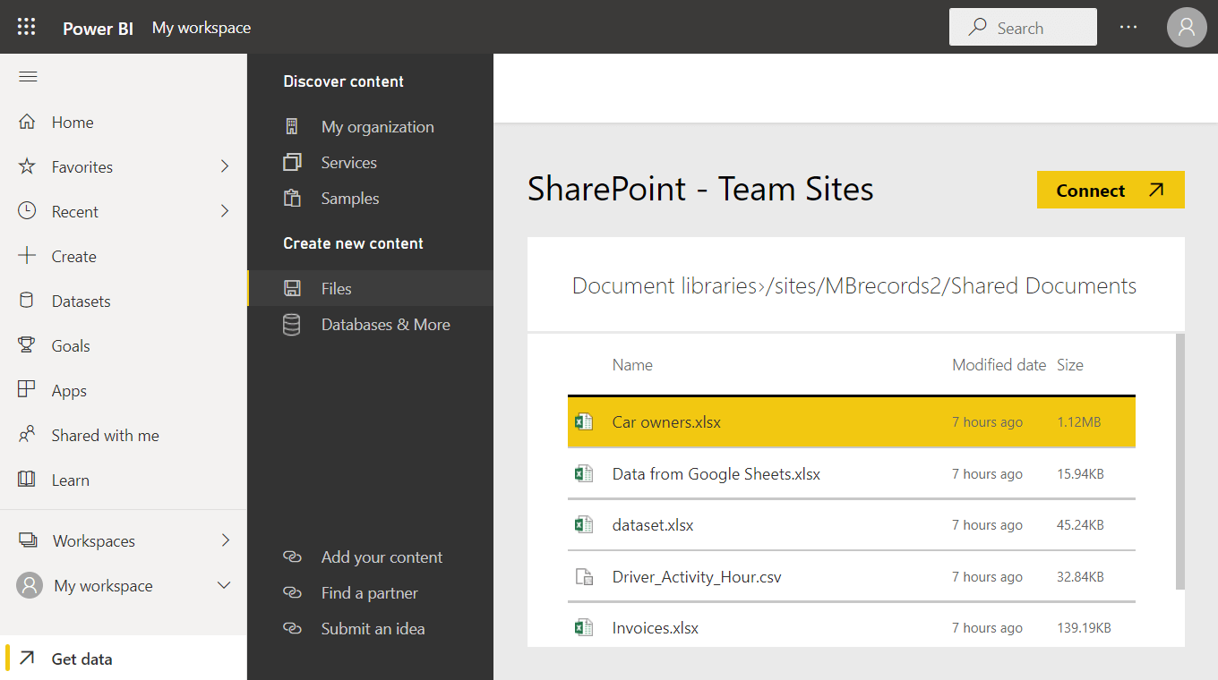 28 conectar sharepoint excel