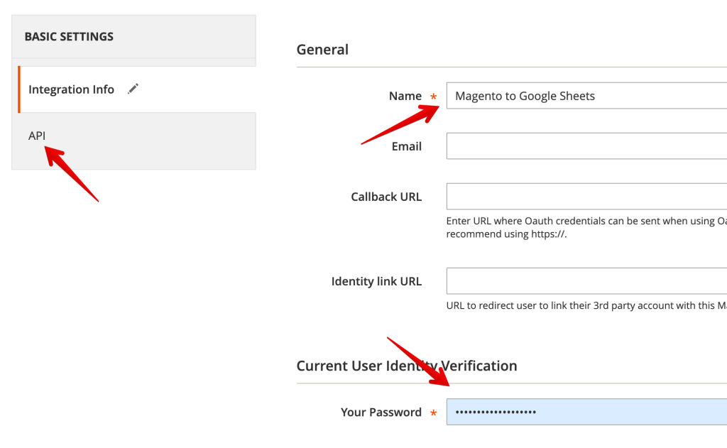 4 - Magento Integration settings