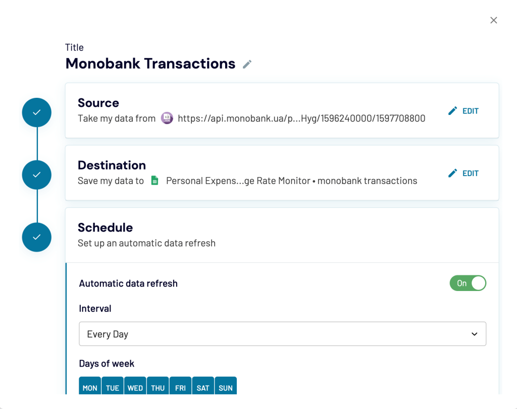 6 monobank transactions