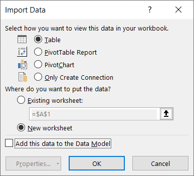 Figure 12. Load To… option