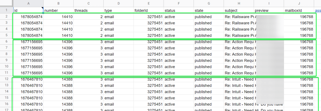 17 multiple rows per id