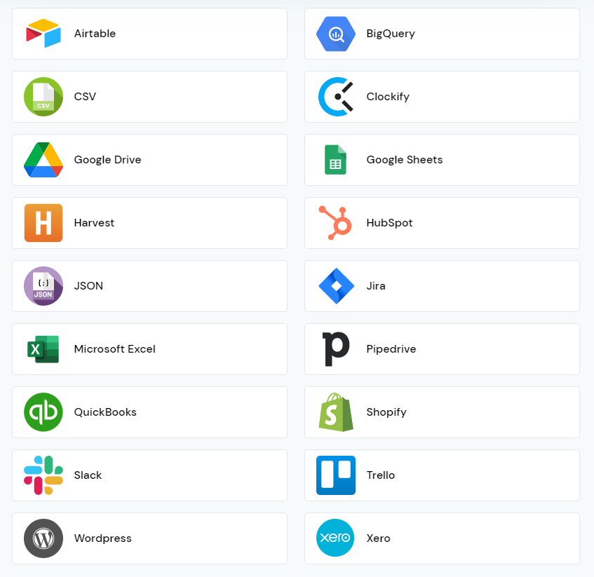 coupler.io integrations