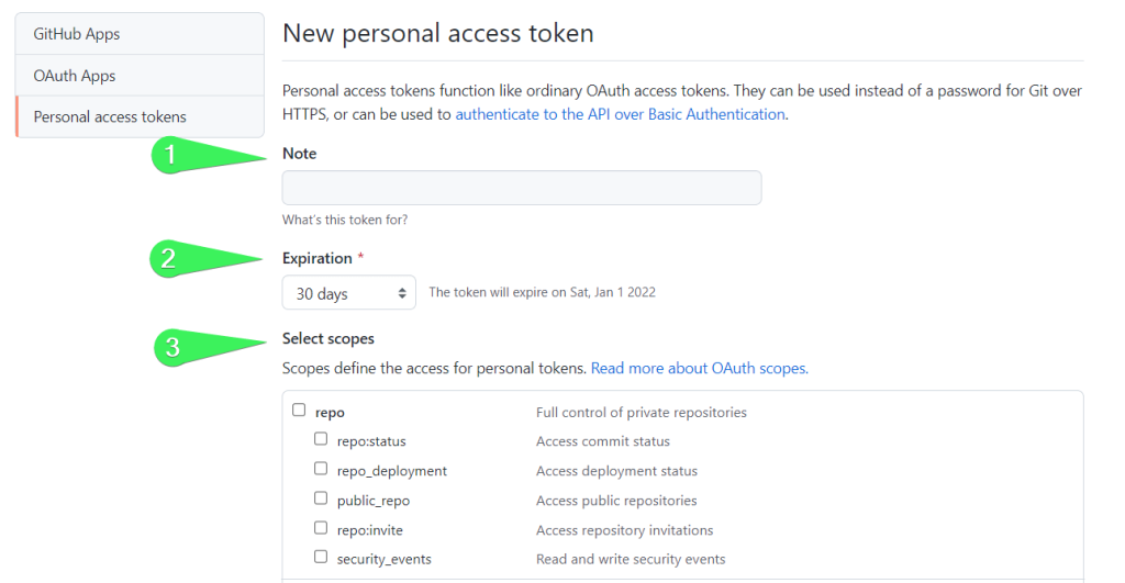 2 configure token