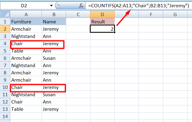 3 advanced countifs function example