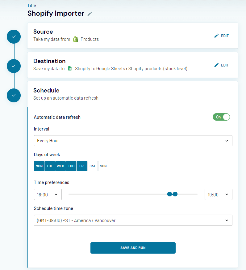 integración con shopify