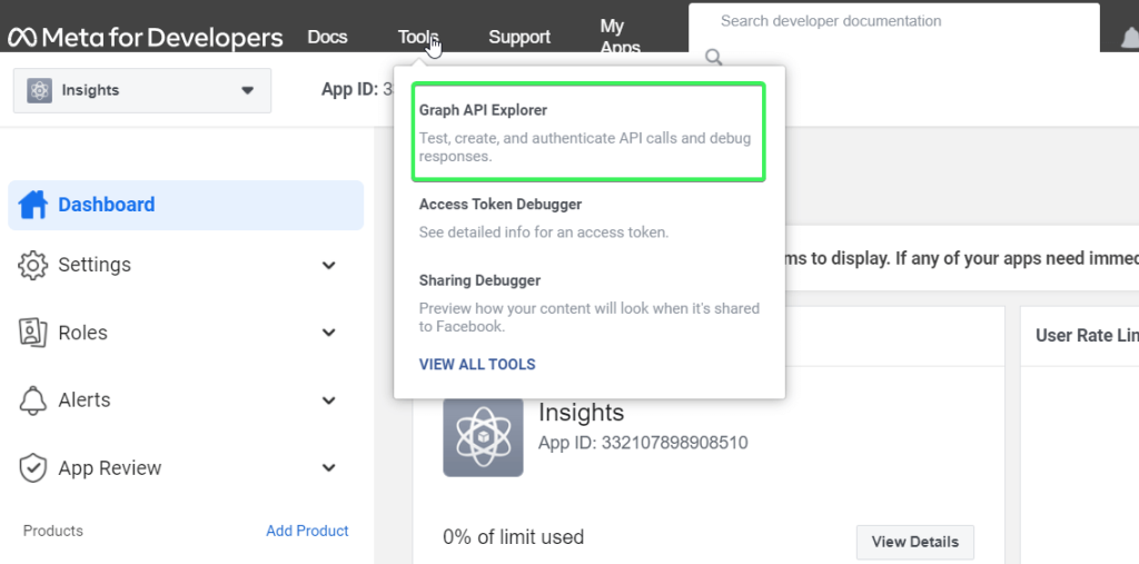 4 graph api explorer