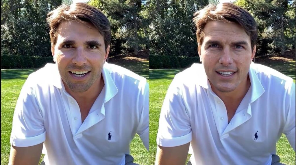 Artificial intelligence deepfake example