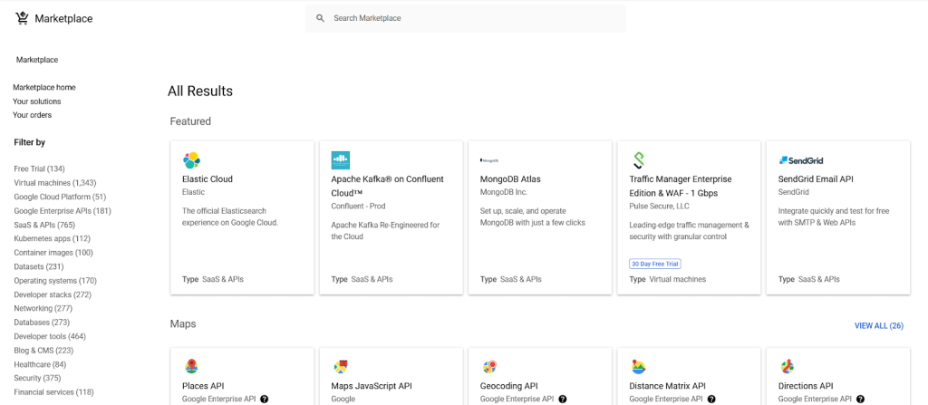 Google Marketplace example