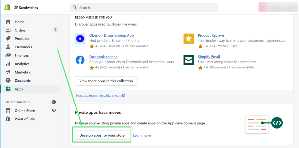 2 develop apps for your store