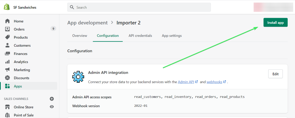 6 install app
