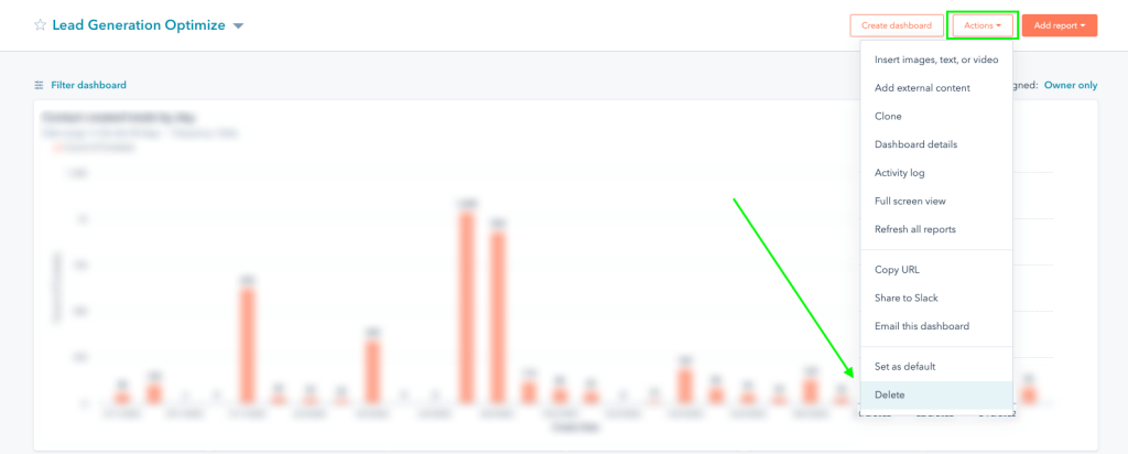 19 delete dashboard