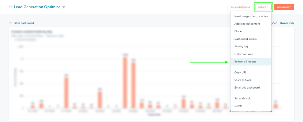 25 refresh all reports