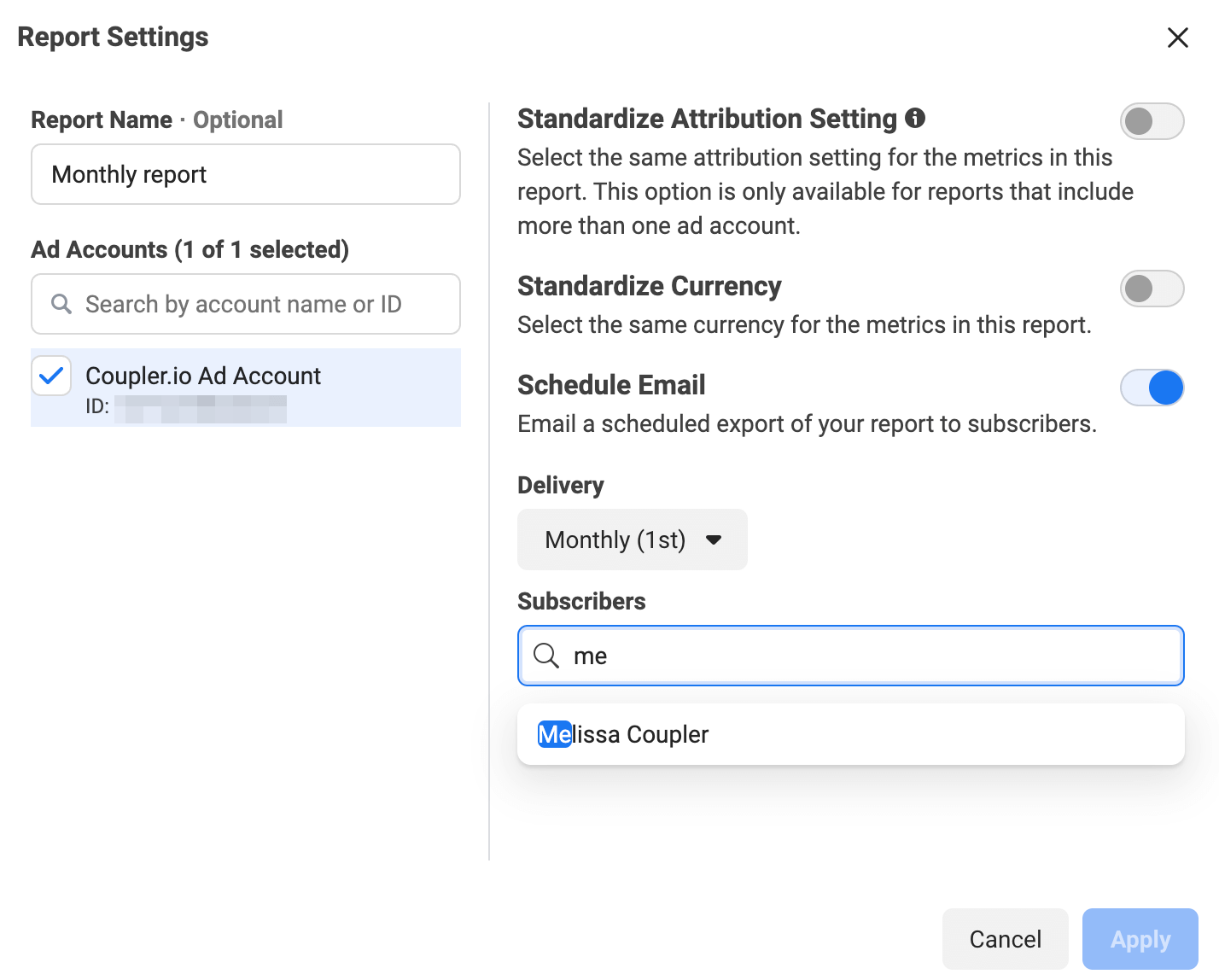 3 facebook ads schedule email