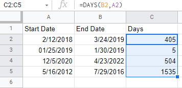 45 calculations google sheets save formula