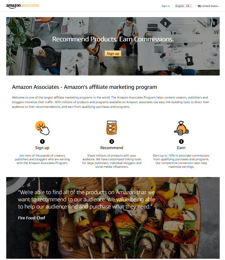4 Amazon associates