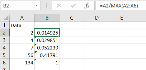 8 convert values to 0 1 range