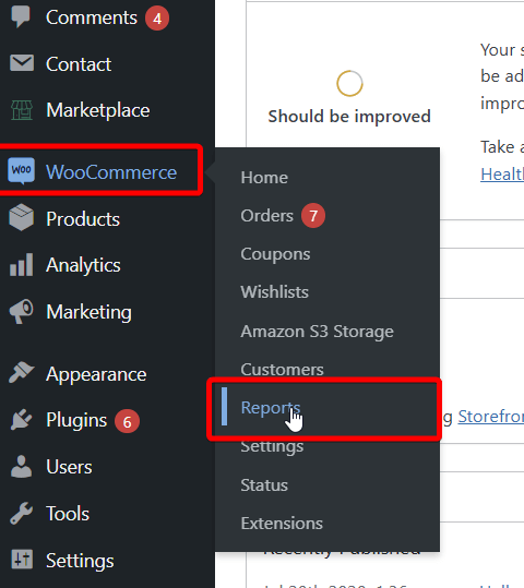 8 woocommerce reports