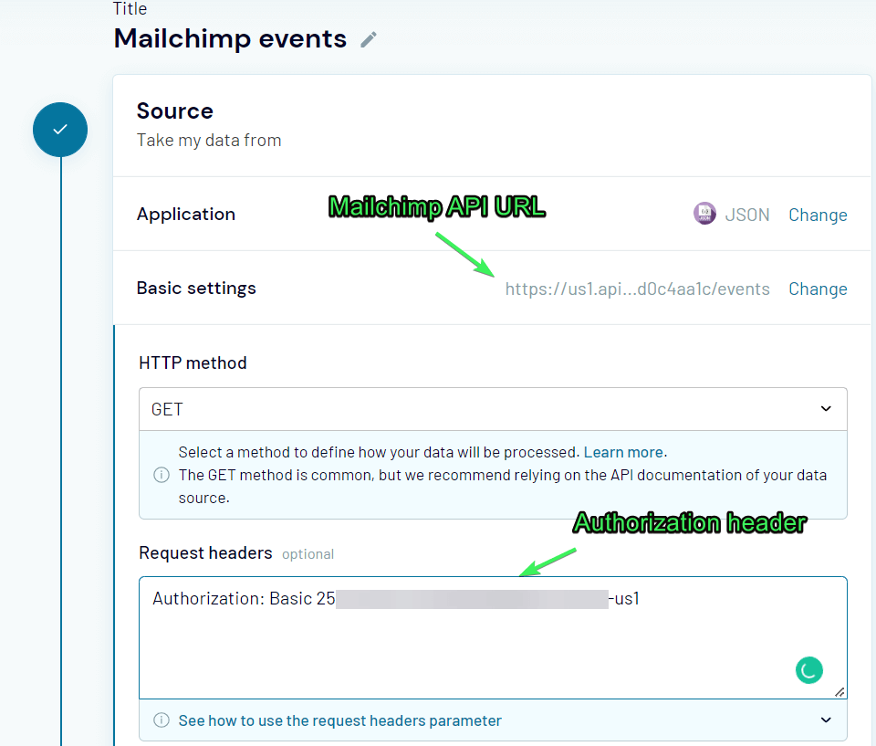 13 mailchimp api request