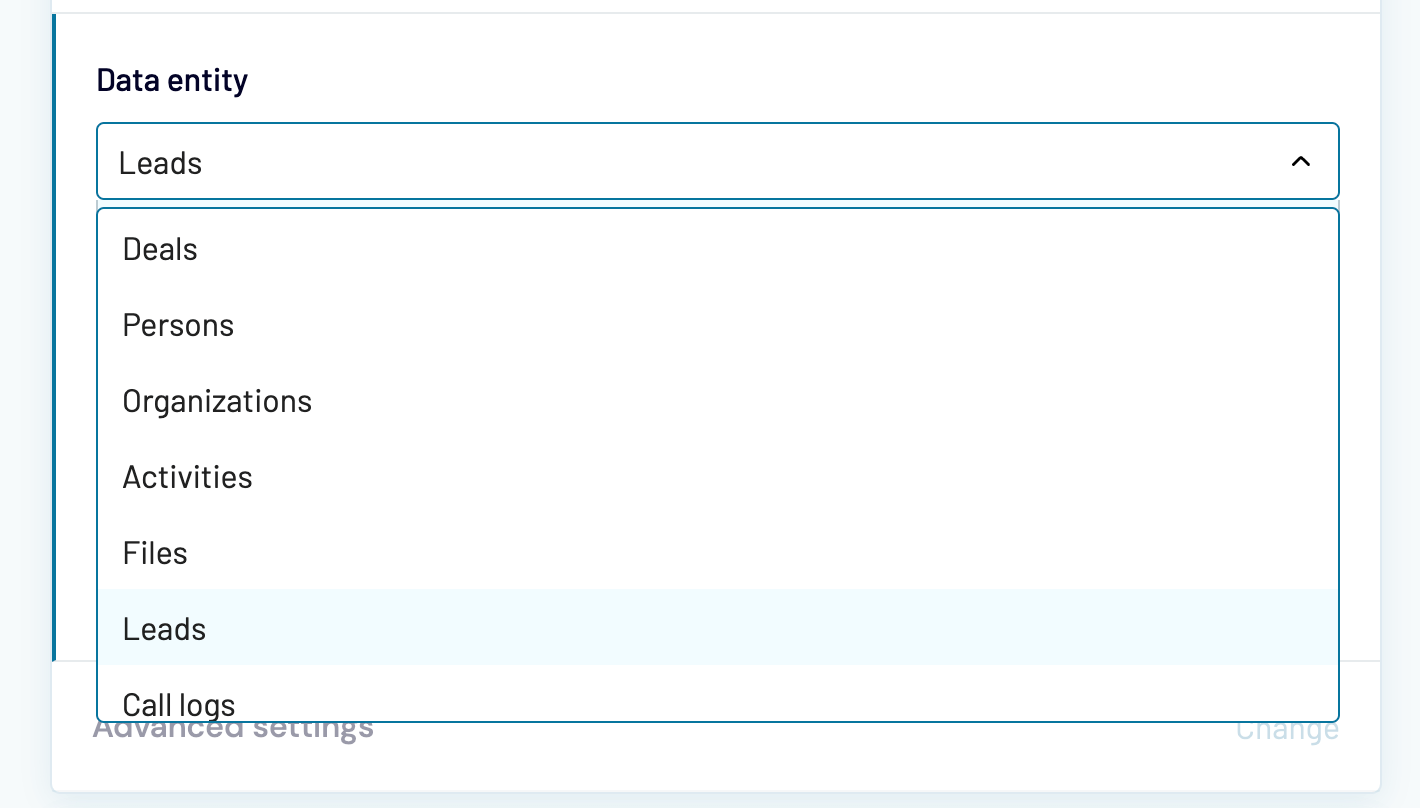 10 leads export
