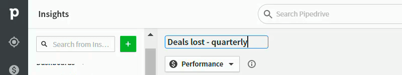 Figure 3.3.4. Renaming a Pipedrive report