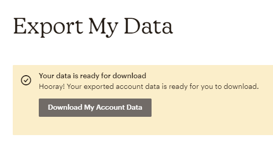 0.3 mailchim download zip export file