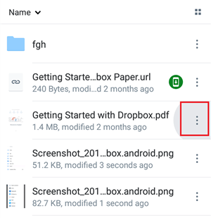 1.1. dropbox mobile export