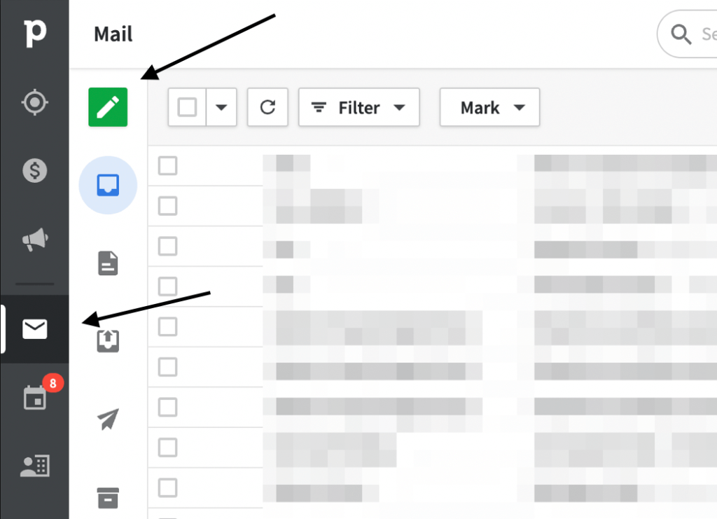 16 mail compose button