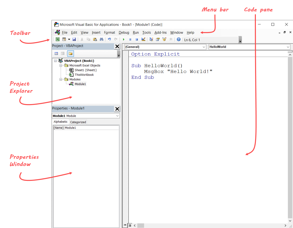 2 The Visual Basic Editor VBE