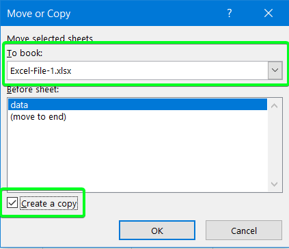 2.3 move or copy excel sheet