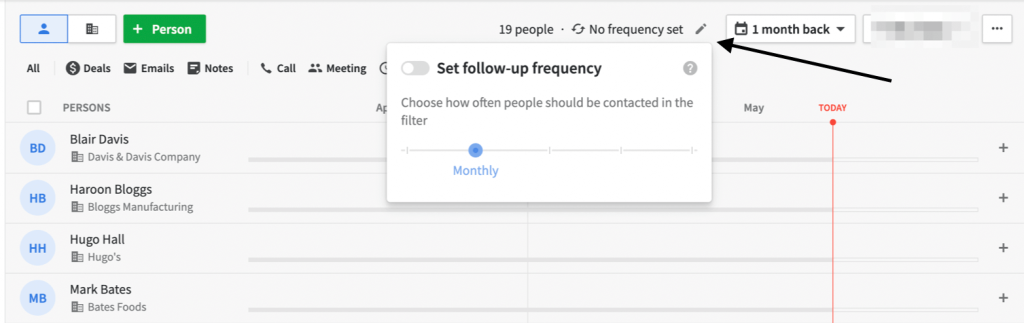 29 follow up frequency