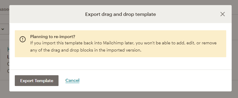3.3 export mailchimp campaign template html