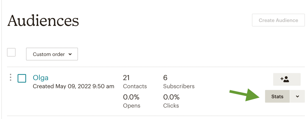 6. Mailchim merge lists