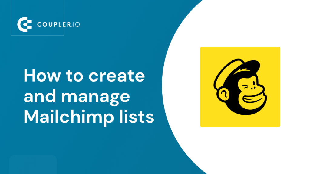 Create Mailchimp lists