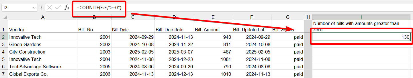 3.1.excel countif greater than equal 0