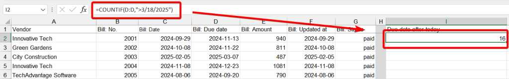 3.6.excel countif date greater than specific date