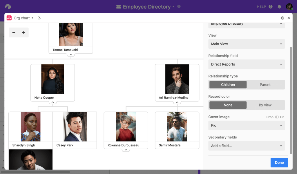 4 airtable org chart