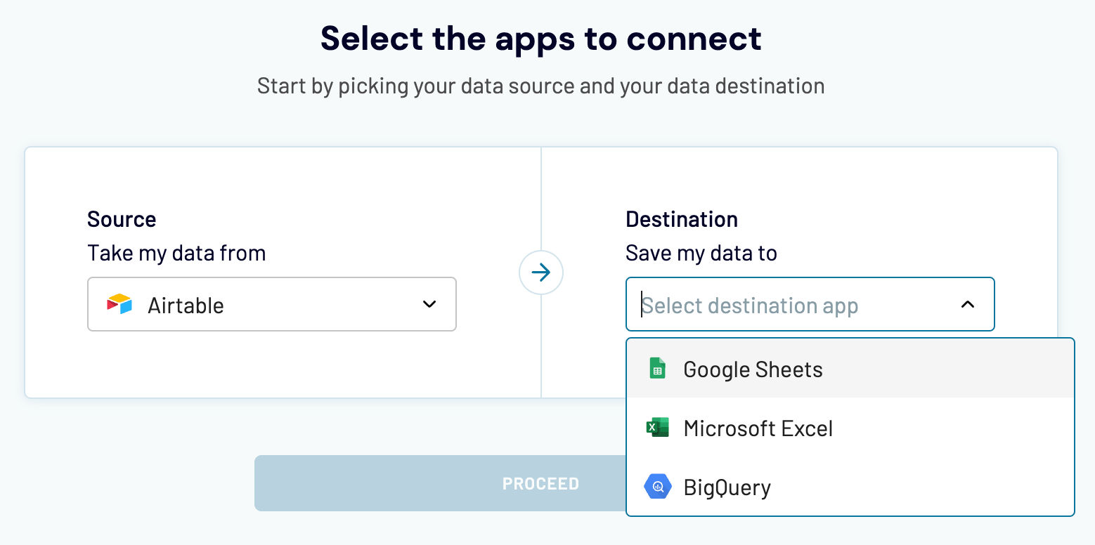 airtable a google sheets
