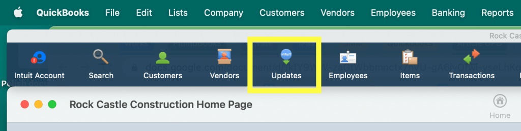 17. QuickBooks Desktop update