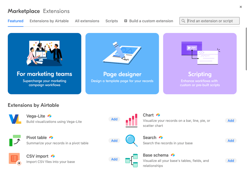 2 extensions marketplace
