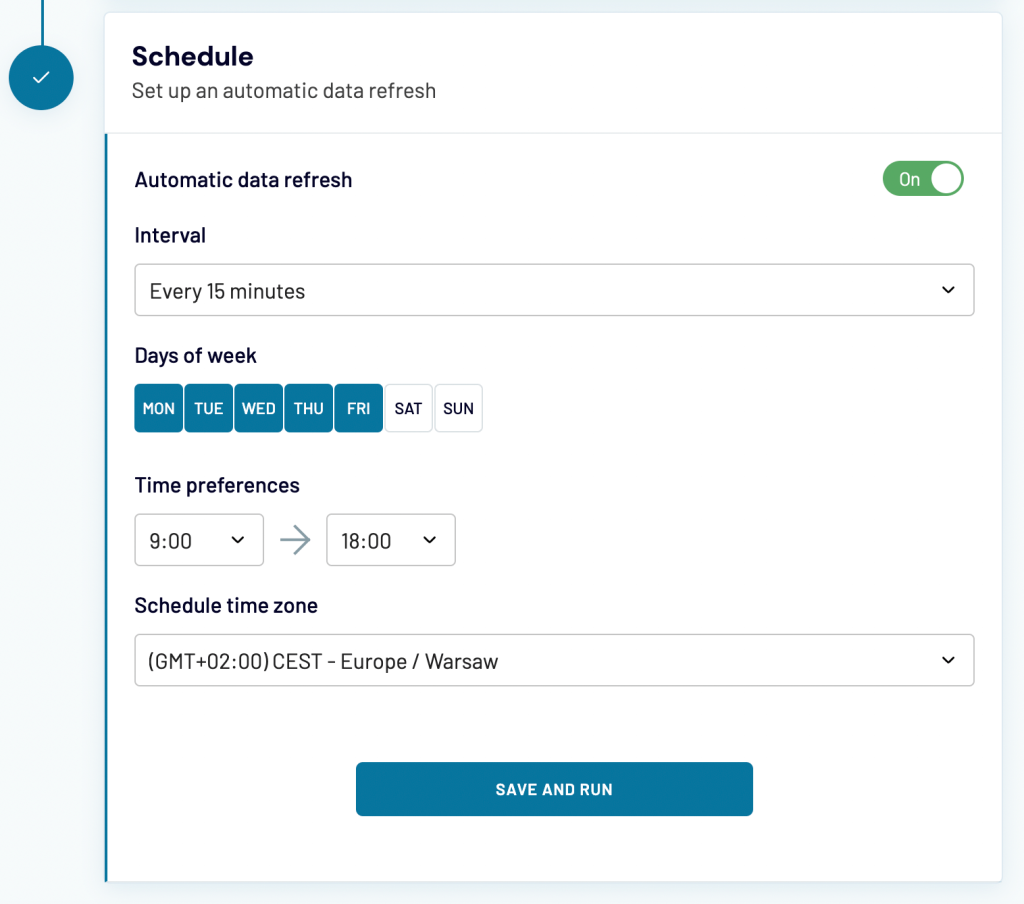 4. Coupler.io scheduling 1