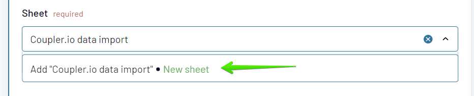 5.3 create new sheet coupler