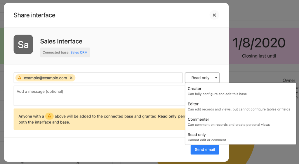 9 share interface