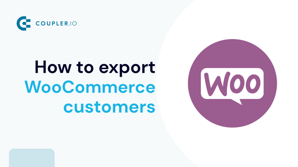 Export WooCommerce customers