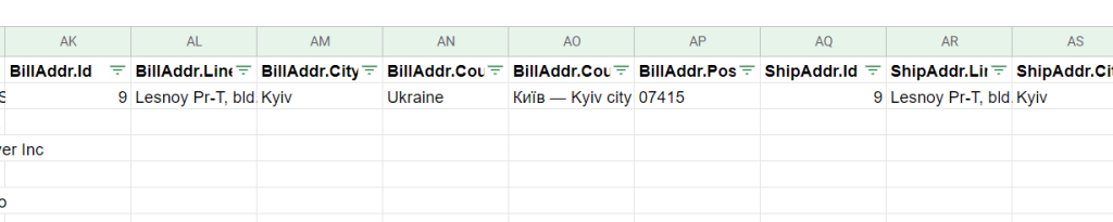 billing address quickbooks invoices